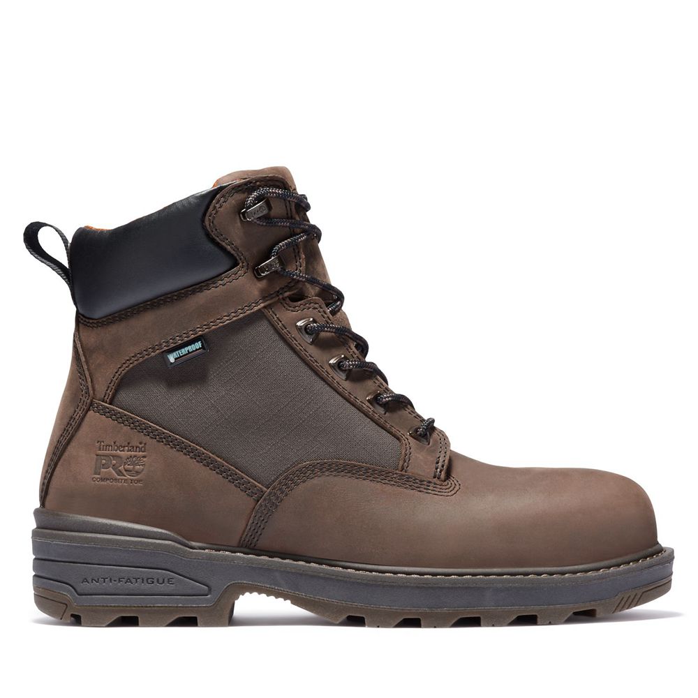 Timberland Mens Work Boots PRO® Resistor 6" Comp Toe - Brown - India DH9827145